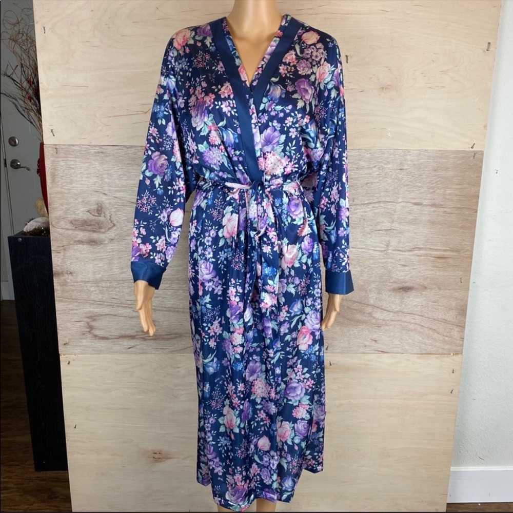 Vintage 80’s Cachet Floral Robe